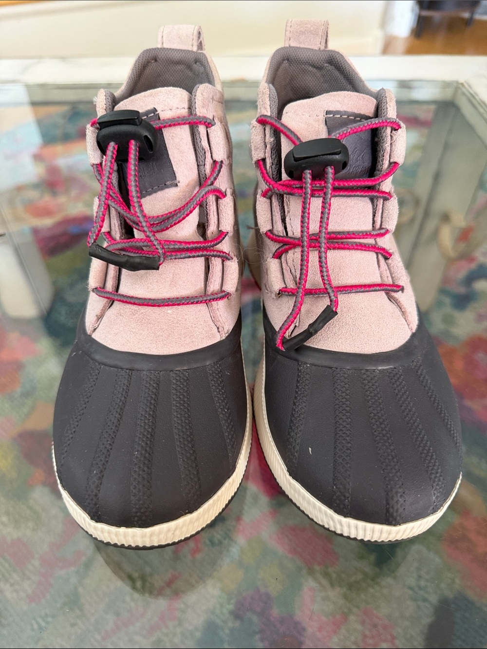 Sorel Youth Out 'N About Classic Waterproof Boots Size 5 Purple Outdoors Winter